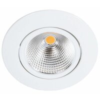 nobile LED-Deckeneinbaustrahler LB22 5068 ECO Flat weiß-matt 8W BIO 930 38°