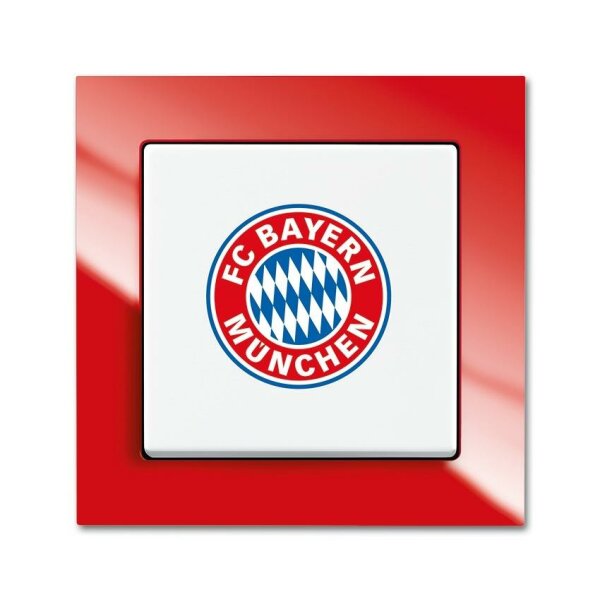 Busch-Jaeger Fanschalter im Schmuckkarton 2000/6 UJ/03 FC Bayern München 2CKA001012A2201
