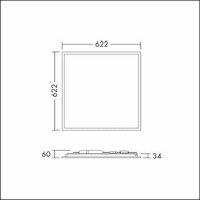 THOR LED-Einbauleuchte Anna Vario Q622 3750 830 35 40 HFIX