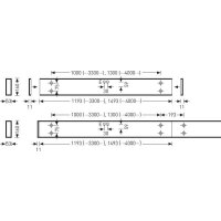 Trilux LED-Rasteranbauleuchte 5041RPX-L 3300-840 ETDD