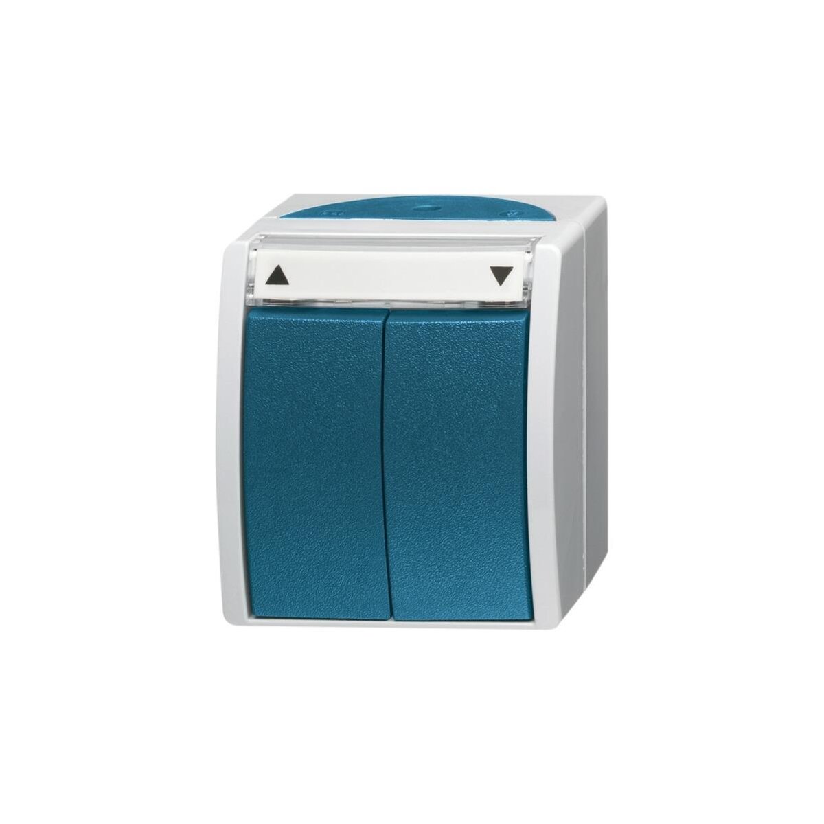 Busch-Jaeger Jalousietaster 2621/4 W-53 ocean 10A 1polig gblgr - Ih