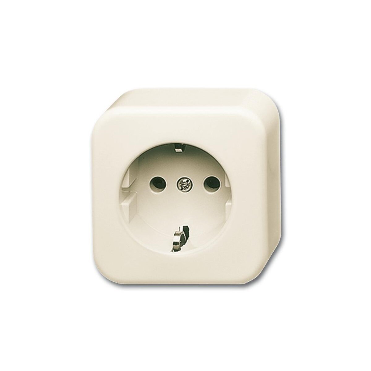 Masterplug - Presa singola resistente, senza spina e cavo, 13 A, colore