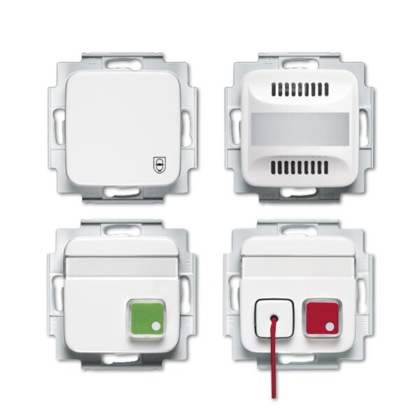 Busch-Jaeger Ruf-Set 1510 UC-214-101 f.Behinderten-WC alpinws