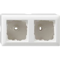 GIRA Aufputzgehäuse 106203 2f.+Rahmen Standard 55...