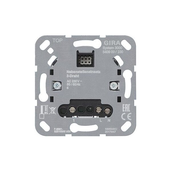 GIRA Nebenstelleneinsatz 540900 3-Draht Einsatz