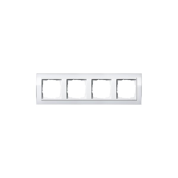 GIRA Rahmen 0214723 4fach + ZR rw Event Klar weiss