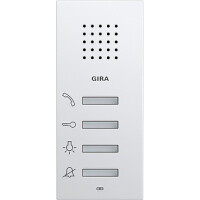 GIRA Audio-Haustelefon 125003 AP System 55 reinweiss