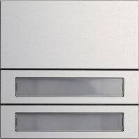 GIRA Tastenmodul 5532926 2fach System 106 Aluminium