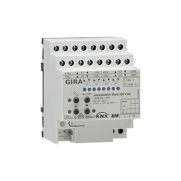 GIRA Aktor 103900 KNX/EIB Jalousie 4ach 230VAC REG