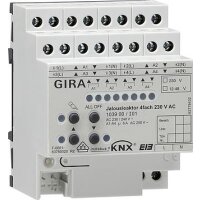 GIRA Aktor 103900 KNX/EIB Jalousie 4ach 230VAC REG