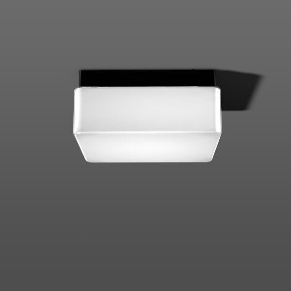 RZB Wand- / Deckenleuchte Opal Quadrat A60 75W E27 240x240x110
