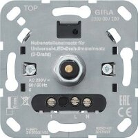 GIRA Dreh-Nebenstelleneinsatz 238900 3-Draht LED-Dimmer...
