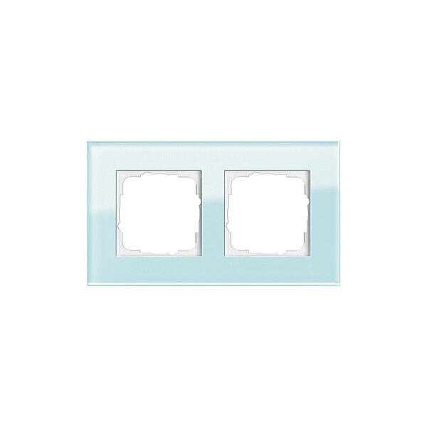 GIRA Rahmen 021218 2fach Esprit Glas Mint