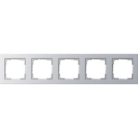 GIRA Rahmen 021525 5fach E2 Farbe Alu