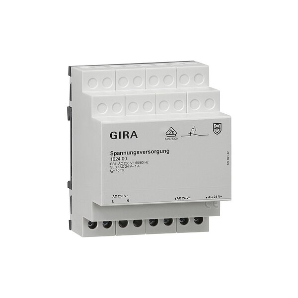 GIRA Spannungsversorgung 102400 KNX/EIB Wetterstation AC 1 A REG