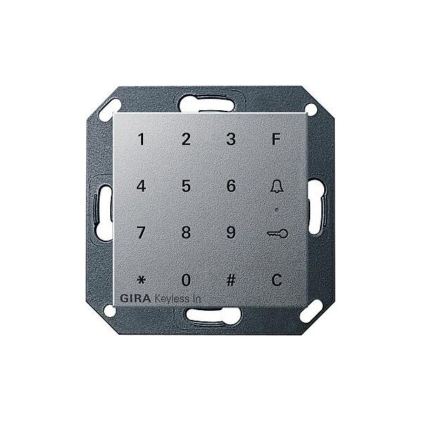 GIRA Keyless In 260526 Codetastatur System 55 Farbe Alu