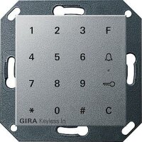 GIRA Keyless In 260526 Codetastatur System 55 Farbe Alu