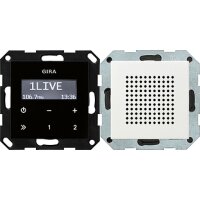 GIRA UP-Radio 228003 RDS System 55 reinweiss