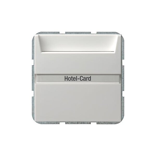 GIRA Hotel Card Taster 014003 BSF System 55 reinweiss