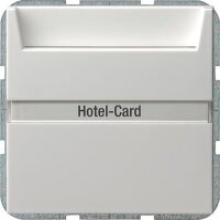 GIRA Hotel Card Taster 014003 BSF System 55 reinweiss