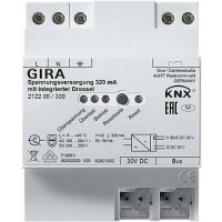 GIRA Spannungsversorgung 212200 KNX/REG 320mA Drossel