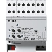 GIRA Aktor 217100 KNX/EIB Dimmen 1fach 500W REG