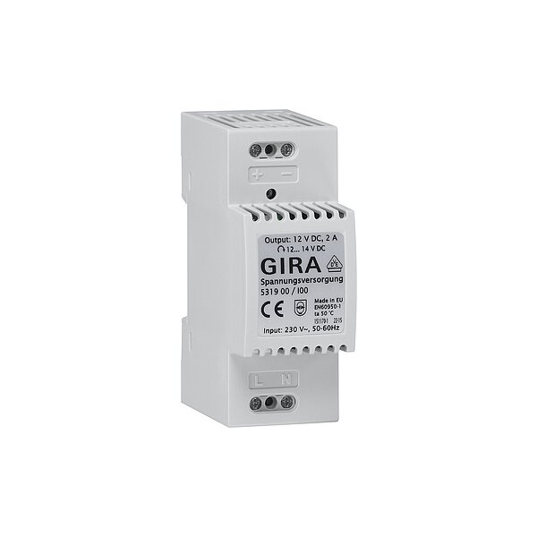 GIRA Spannungsversorgung 531900 DC 12 V 2 A REG