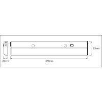 LEDV LED-Unterbauleuchte LB22 LINEAR LED FLAT ECO 840 8X1