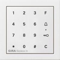 GIRA Keyless In 2605112 Codetastatur Fläche reinweiss