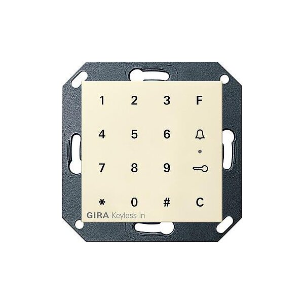 GIRA Keyless In 260501 Codetastatur System 55 cremeweiss