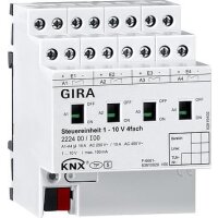 GIRA Steuereinheit 222400 1-10V 4fach Hand KNX