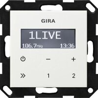 GIRA UP-Radio 228403 RDS o. Lautsprecher System 55 rw