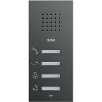 GIRA Audio-Haustelefon 125028 AP System 55 anthrazit