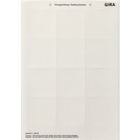 GIRA Beschriftungsbogen 145800 62,5x62mm