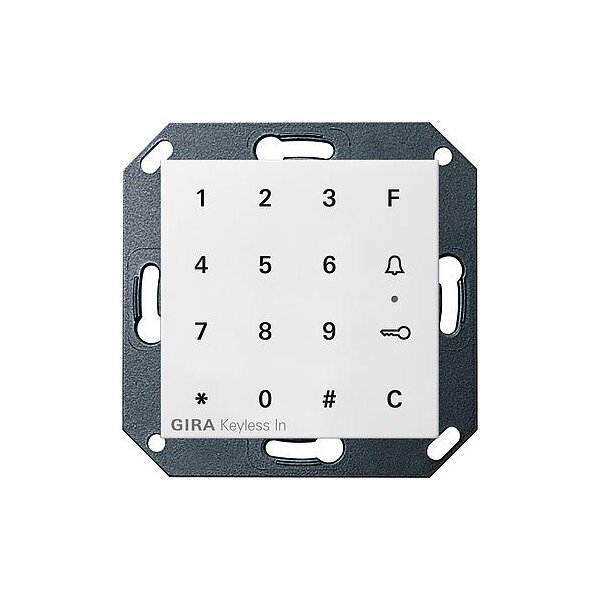 GIRA Keyless In 260503 Codetastatur System 55 reinweiss