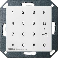 GIRA Keyless In 260503 Codetastatur System 55 reinweiss