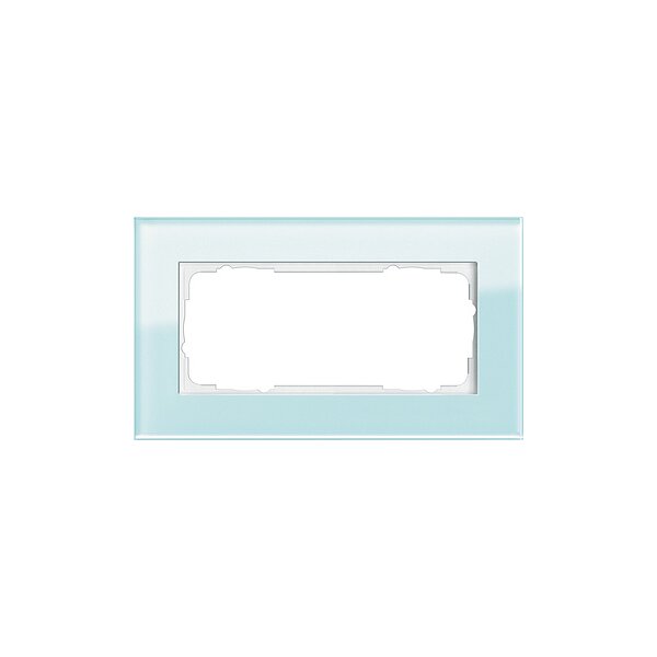 GIRA Rahmen 100218 2fach o.M. Esprit Glas Mint