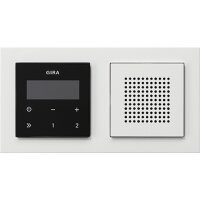 GIRA UP-Radio 049572 RDS m. Abdeckrahmen E2 weiss rw