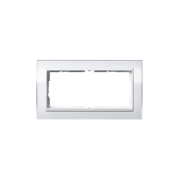 GIRA Rahmen 1002723 2fach ZR rw Event Klar weiss