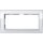 GIRA Rahmen 1002723 2fach ZR rw Event Klar weiss