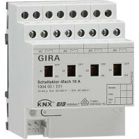 GIRA Aktor 100400 KNX/EIB Schalten 4fach 16A REG