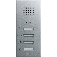 GIRA Audio-Haustelefon 125026 AP System 55 Farbe Alu
