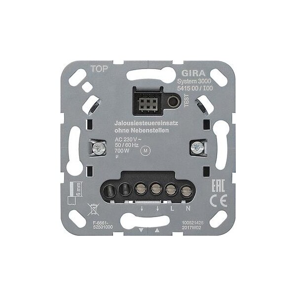 GIRA Jalousiesteuereinsatz 541500 ohne Nebensteuereingang Einsatz