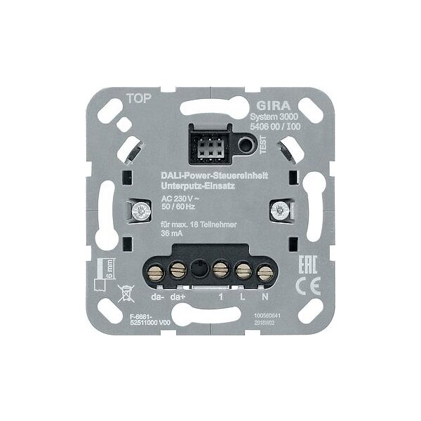 GIRA Steuereinheit 540600 S3000 DALI UP-Einsatz