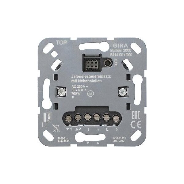 GIRA Jalousiesteuereinsatz 541400 Nebensteuereingang Einsatz