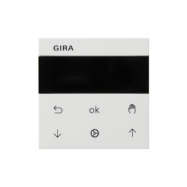 GIRA Jalousie- und Schaltuhr 536603 Display System 55 reinweiss