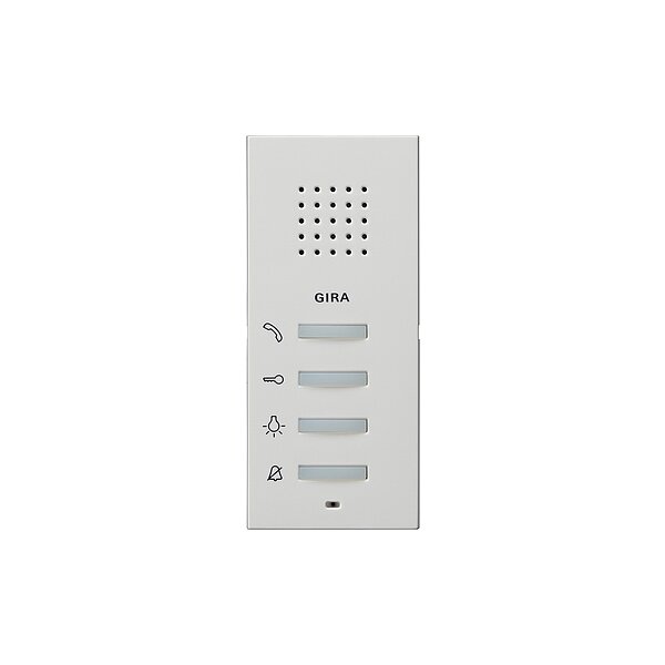 GIRA Audio-Haustelefon 125027 AP System 55 reinweiss matt