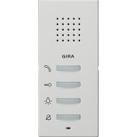 GIRA Audio-Haustelefon 125027 AP System 55 reinweiss matt