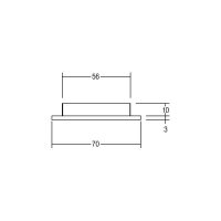 Brumberg LED-Möbeleinbaustrahler LB22 3,5W 3200K