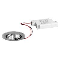 Brumberg LED-Einbaustrahler LB22 230V 6W 3000K chrom